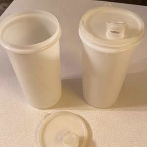 2Tupperware Canisters.